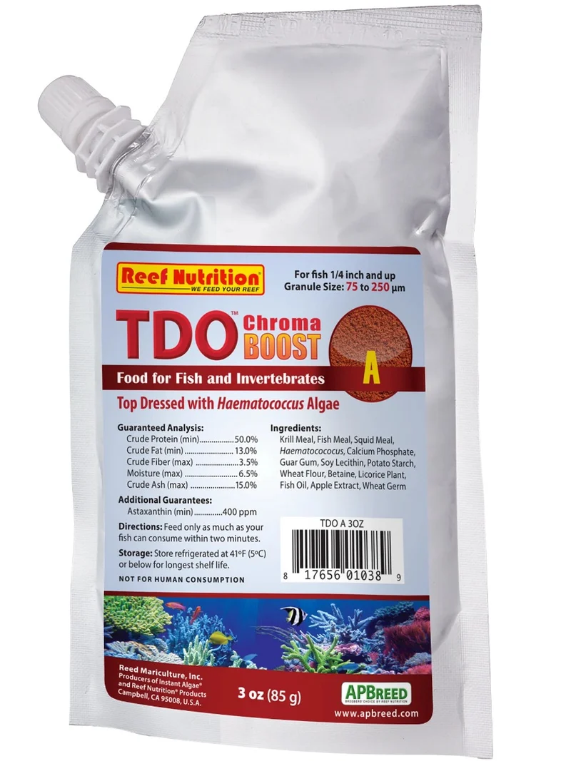 Reef Nutrition TDO Chroma Boost A (250 Micron) 3oz