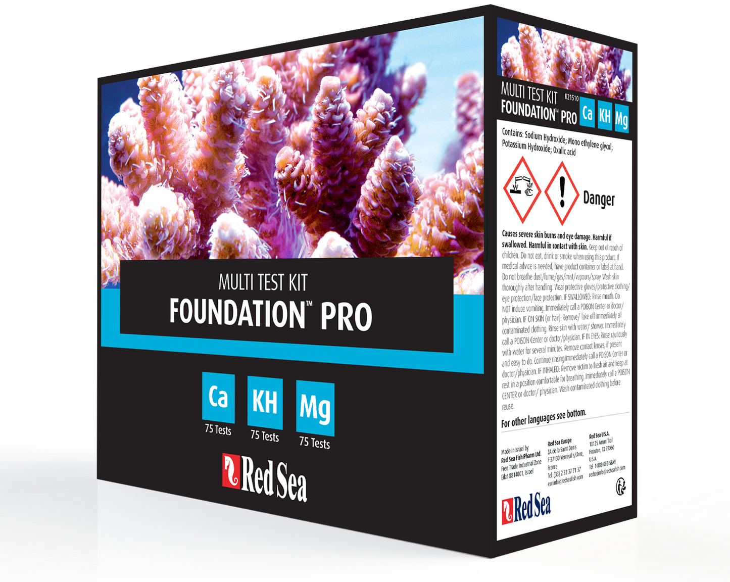 Red Sea Reef Foundation Test Kit (Ca, Alk, Mg)