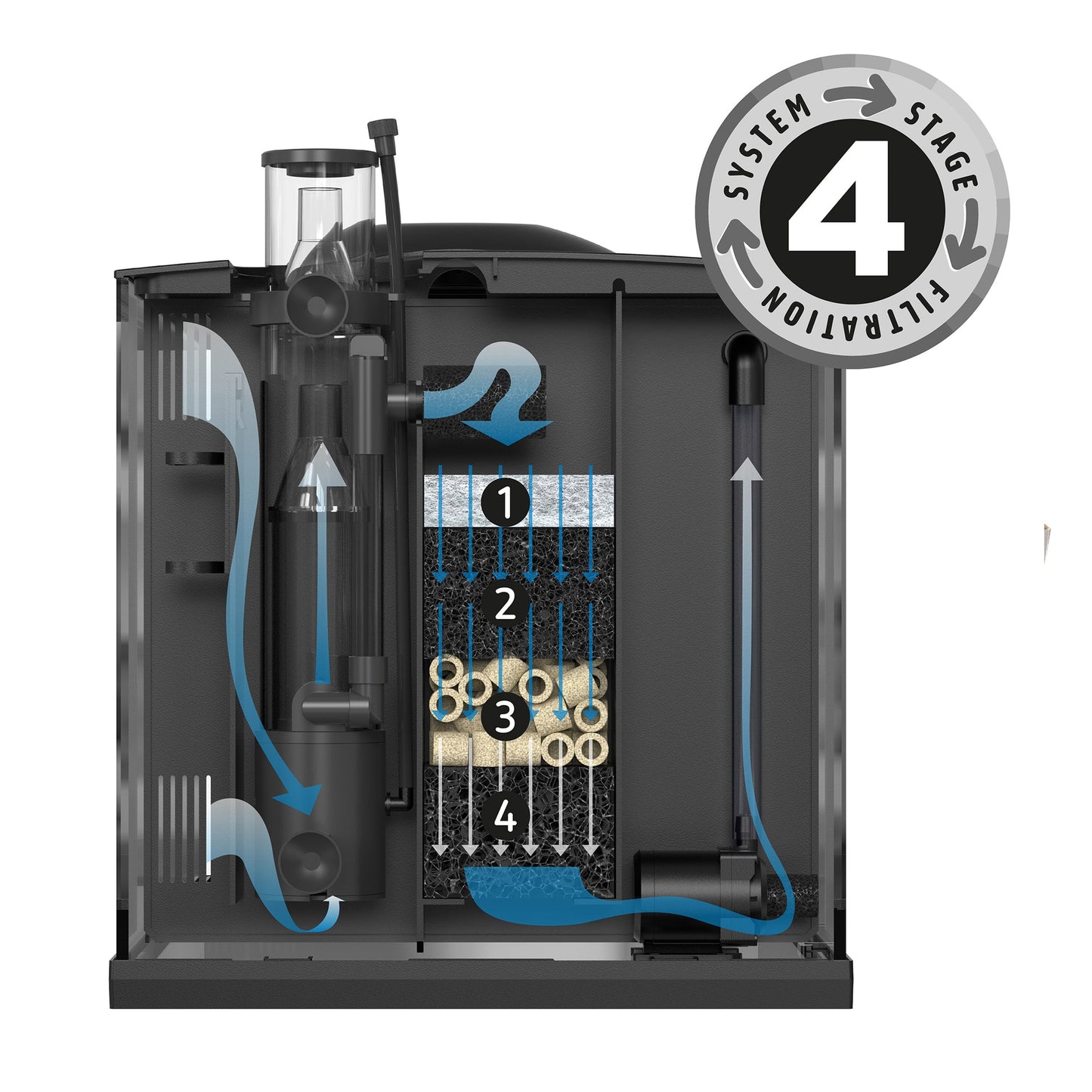 TMC FIRST WAVE AQUARIUM 48L,  with rock work