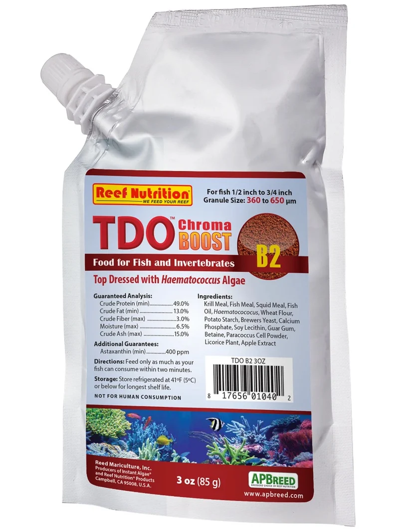 Reef Nutrition TDO Chroma Boost B2 (360-580 Micron) 3oz