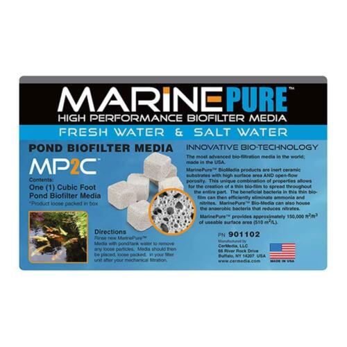 MarinePure High Performance Biofilter Media MP2C (1/2 Cubic Foot) - Cermedia