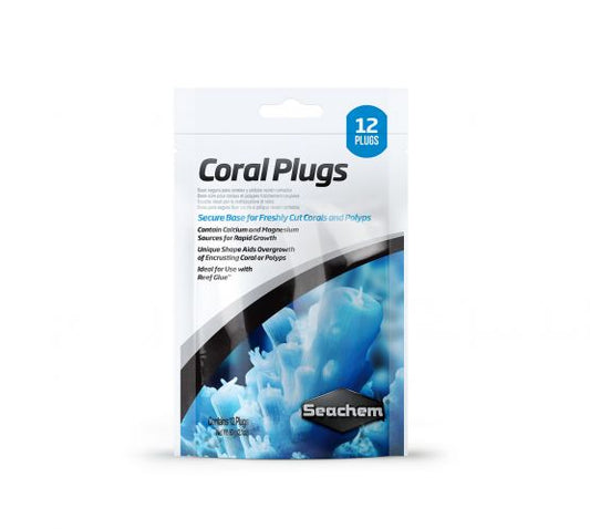 Seachem Coral Plugs - 12 Pieces