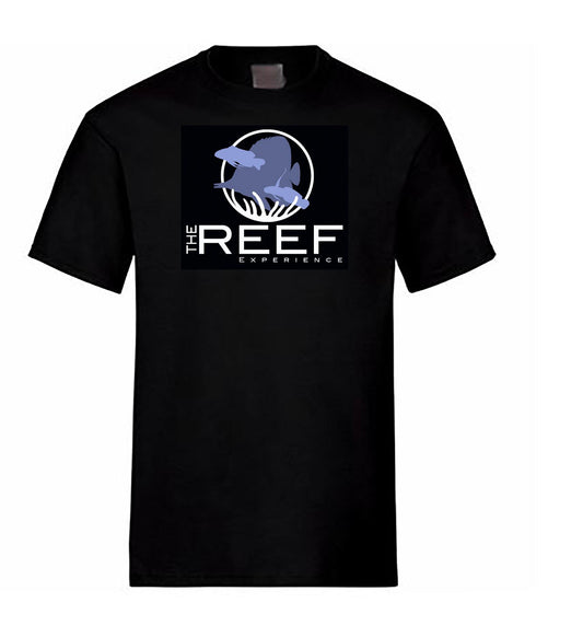 The Reef Experience black logo T Shirt