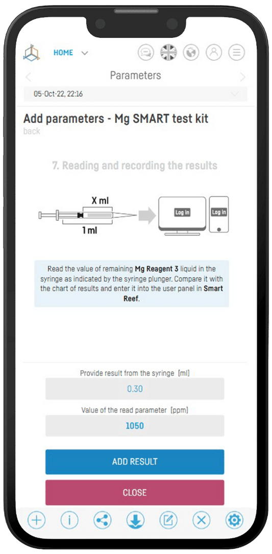 Smart test kit Magnesium