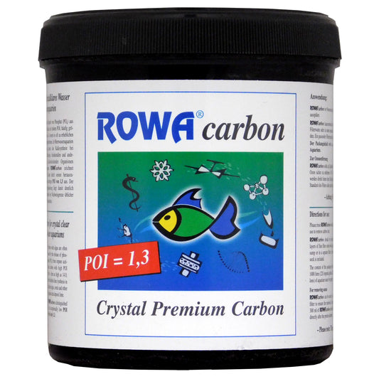 250G TUB OF ROWA ACTIVE CARBON SUPER GRADE + BAG (500ML)